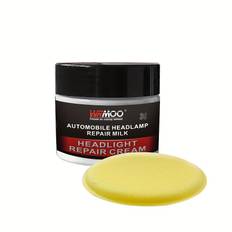 TEMU Car Headlight Restoration Kit - Crystal Plated Polish & Remover, Yellowing Prevention