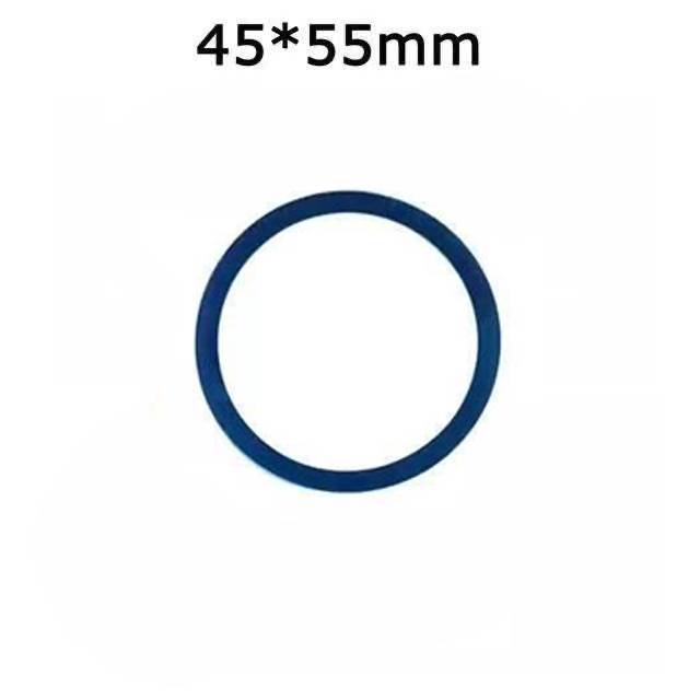 Universell magnetisk metallplåtsring för magsafe trådlös laddare järnplåtsetikett magnet biltelefonhållare för iphone 13 12 11 - 1 st silver-