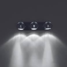 Fabbian Beluga 3 væg/loftlampe Brun