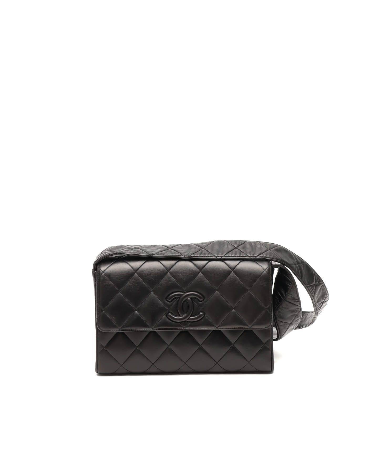 Chanel CC Quilted Flap Bag - Black (One Size)