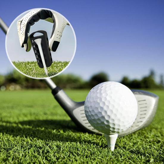 Golfpegghöjdjusterare 5 inställningar Universellt pegghöjdsverktyg 3D-printad pegghöjdsställare för konsekventa svingar Gåva till golfare