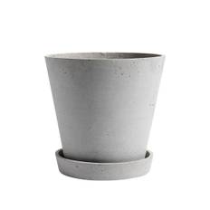 HAY Flowerpot with Saucer - XL - Grey