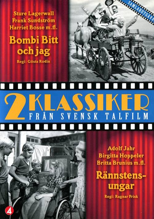 DVD - Bombi Bitt och jag + Rännstensungar (2 Klassiker) (Beg)