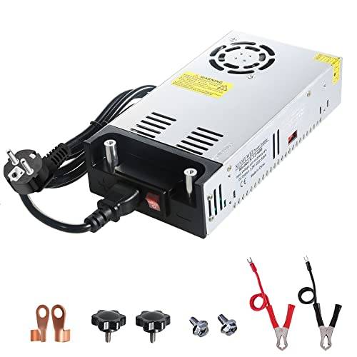 DC 12V 50A 600W Strömförsörjning Adapter Transformator 110/220V AC till DC 12V Power Supply Transformator för Motor Pump LCD Monitor CCTV Säkerhetskamera Bil Stereo 3D Printer och fler 12V Enheter