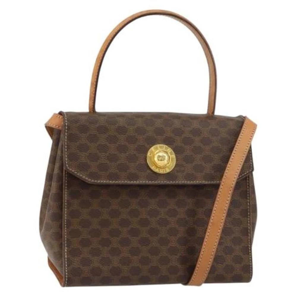 Celine Vintage Pre-owned Plastik Håndtaske - Vintage - Dame - Brun - ONE SIZE -