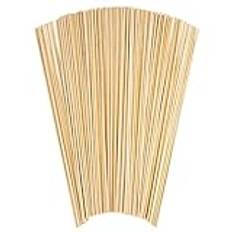 XTDMJ 150 stycken träpinnar för pyssel, runda, 30 cm 3 mm trästavar, trästavar, trästav, träspatel för pyssel för hantverk, woodwork, rottingsoffa, reparation, konst, pannring, färg