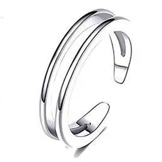 Tåring modell J -Antik 925 Sterlig Silverplätering