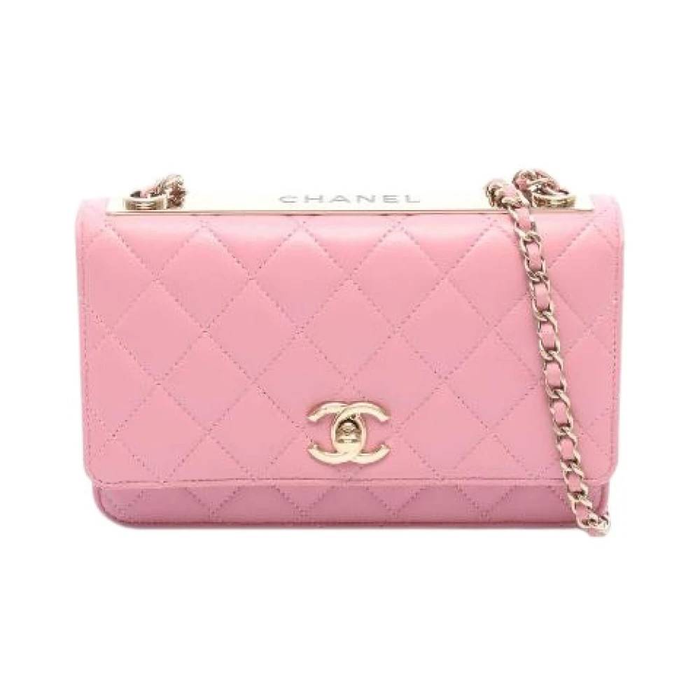 Chanel Vintage - Pre-owned Trendig CC Axelväska i Lammskinn Vintage - Dam - ONE Size - Läder