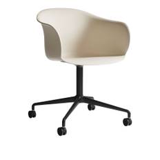 &Tradition - Elefy JH36 - Soft Beige - Black Legs - Kontorsstolar - Jaime Hayón - Beige