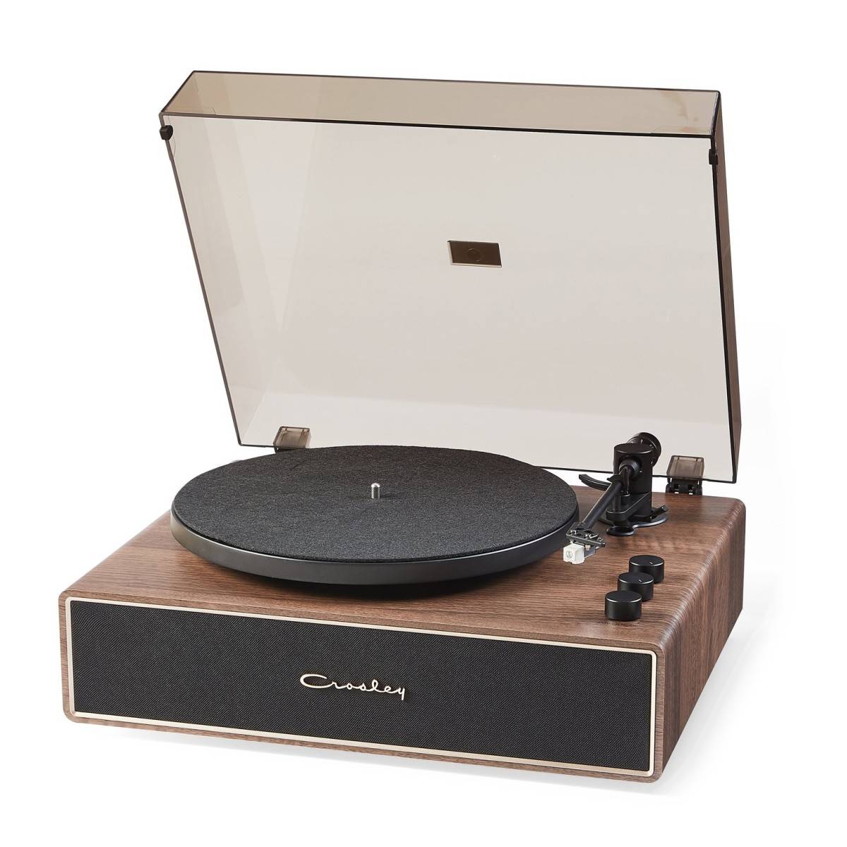 Crosley Stave Turntable Walnut