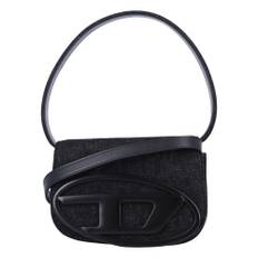 Diesel, Tasker , Dame, Sort, ONE SIZE, Uld, Sort Denim Skuldertaske