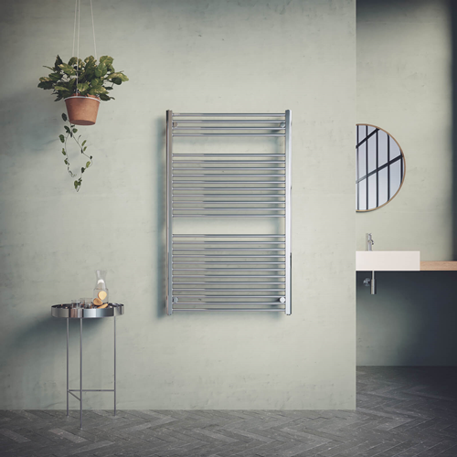 Handdukstork Nordhem Sofiero 1210X750 Krom: Handdukstork & elpatron 600 W