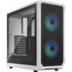 FRACTAL DESIGN Kab Fractal Design Focus 2 RGB White TG Clear Tint