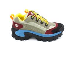 Cat, Skor, Herr, 41 EU, Läder, Intruder Vattentäta Sneakers med Läderinsatser