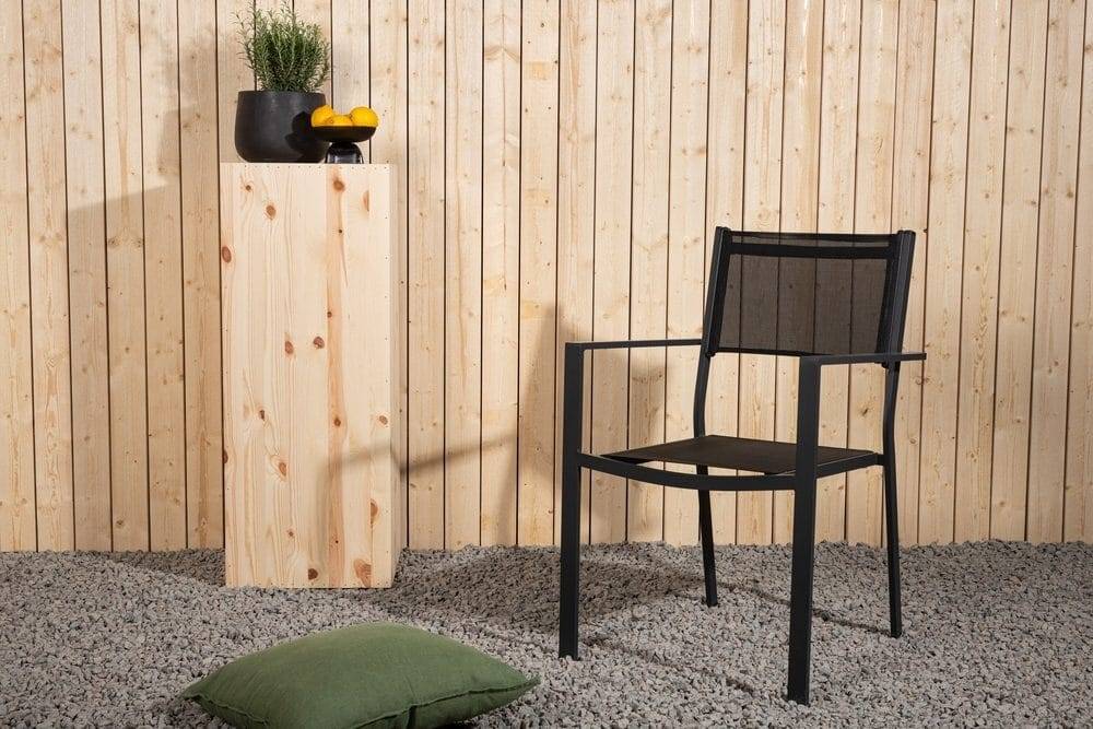 Copacabana matstol - Svart Balkongstol Textil