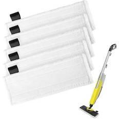 5-pak Karcher Damprenser Puder, Karcher Damprenser Tilbehør, Kompatibel med Karcher Easyfix Sc2 Sc3 Sc4 Sc5 Serie Karcher Damprenser Cl