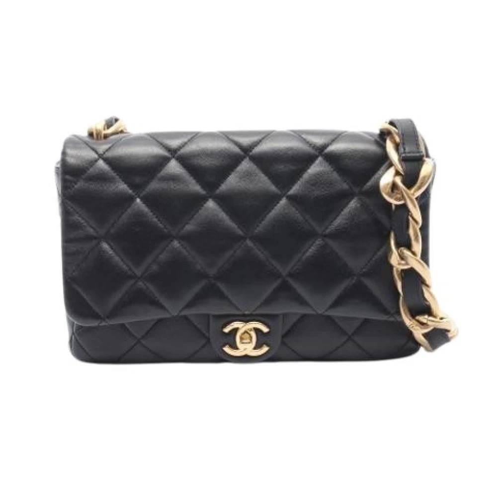 Chanel Vintage Pre-owned Vintage Cross Body Bag - Vintage - Dame - Sort - ONE SIZE - Uld