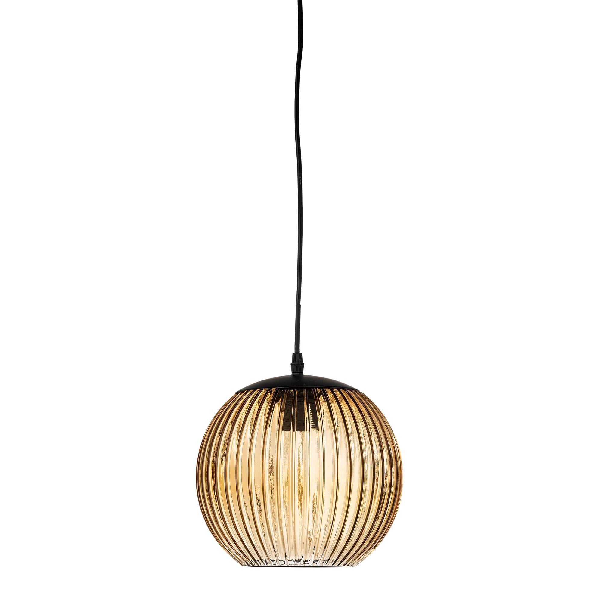Bloomingville - Sybia Pendel, Brun, Glas, D23xH29 cm