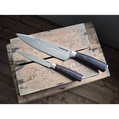 Subarashii Subarashii Steel Edition Damascus – japansk knivsæt i 2 dele db042