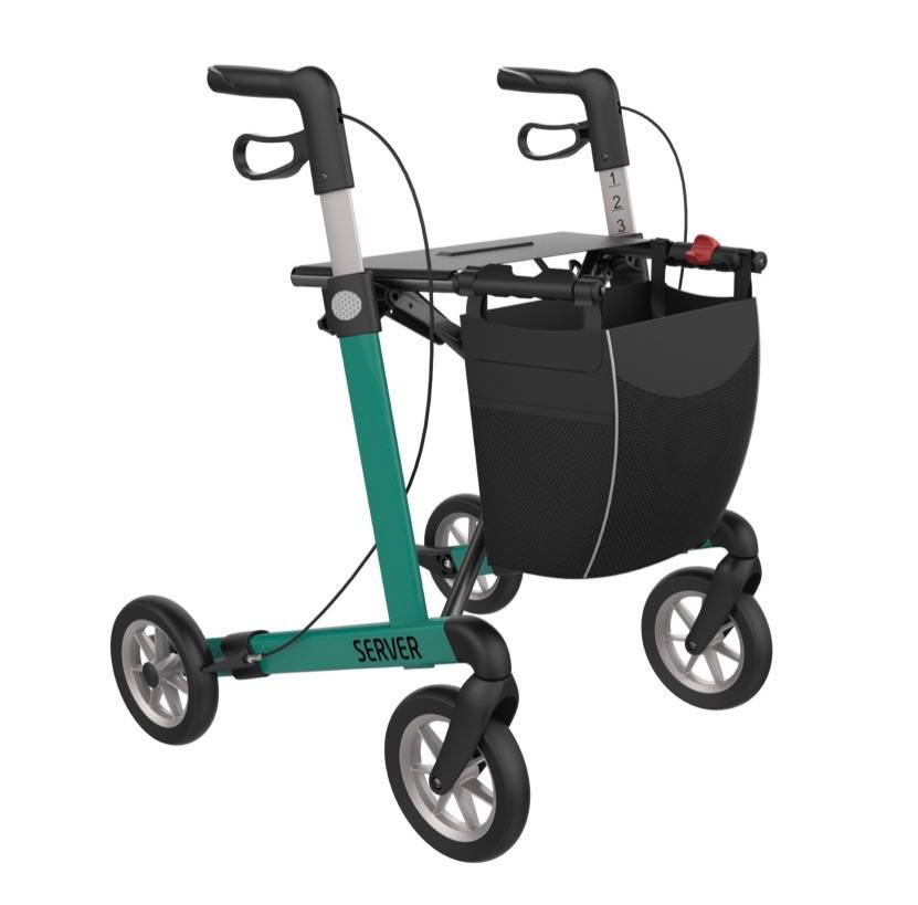 Rollator Server Med Softhjul Turkis