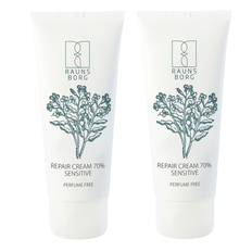 Raunsborg - 2 x Repair Cream 70% 100 ml - Dagcreme - Klar til levering - Prismatch