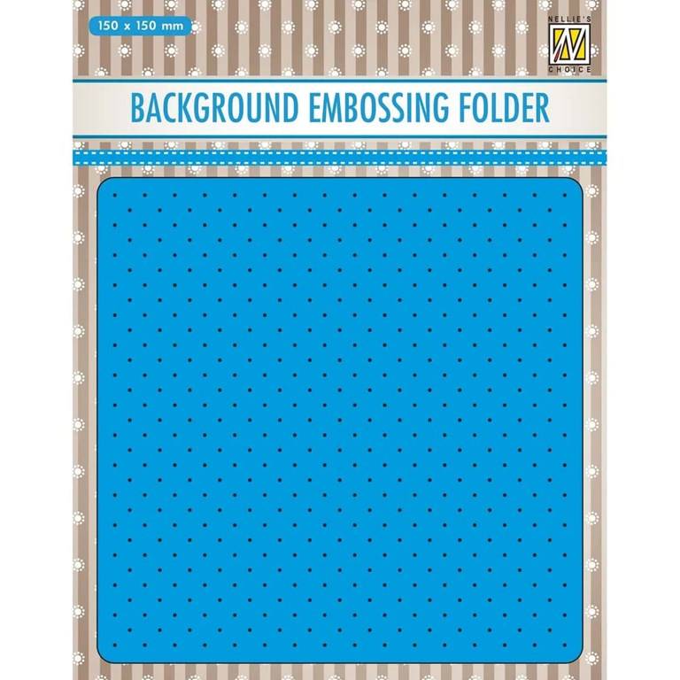Embossing Folder - Nellie Snellen - Small Dots
