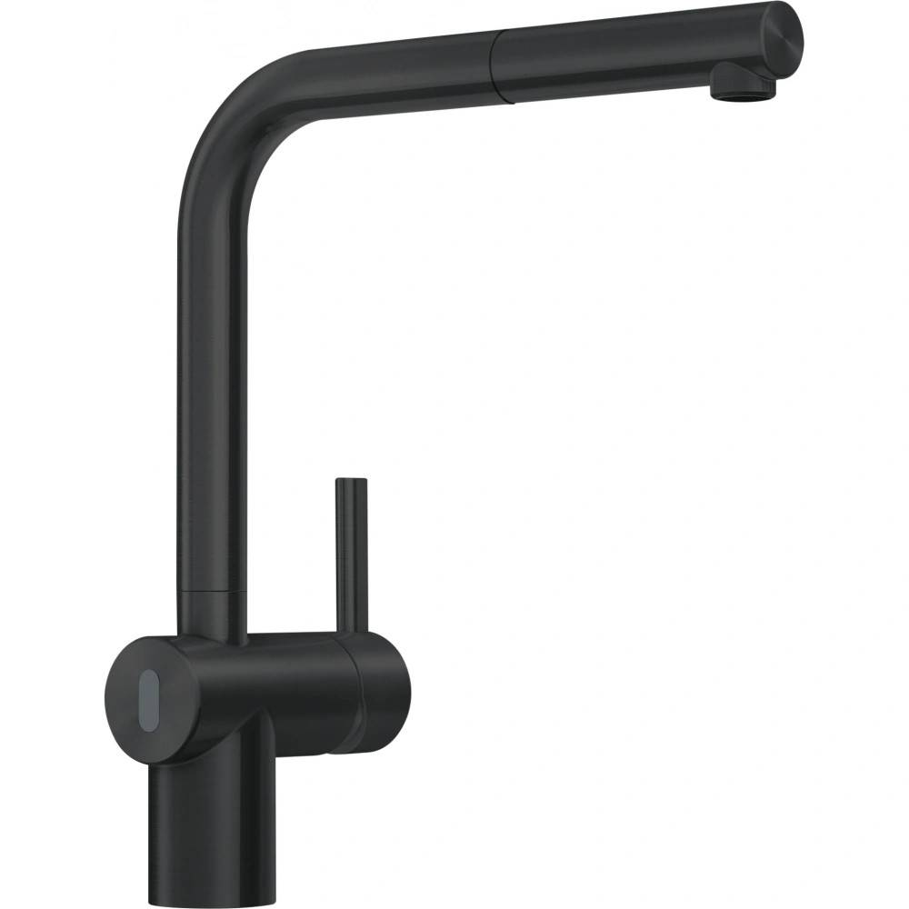 Atlas Neo Sensor Utdragbar Köksblandare, Stål, Svart, PVD