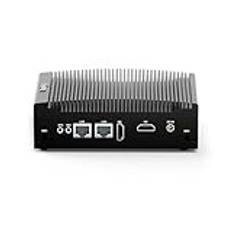 Baieyu Industrial Mini PC Utrustad med Windows 11 Pro Core i5-8260U 32GB RAM DDR4 1TB HDD, Minidatorstöd 4K HD Dual Displays, 2×RJ45 Lan, WiFi (2.4G/5.0G), BT4.2