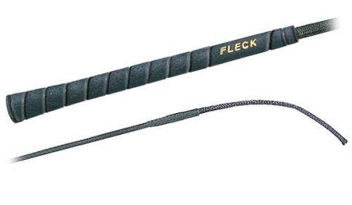 Fleck Nylon weave dressurpisk - 140 cm. / Sort