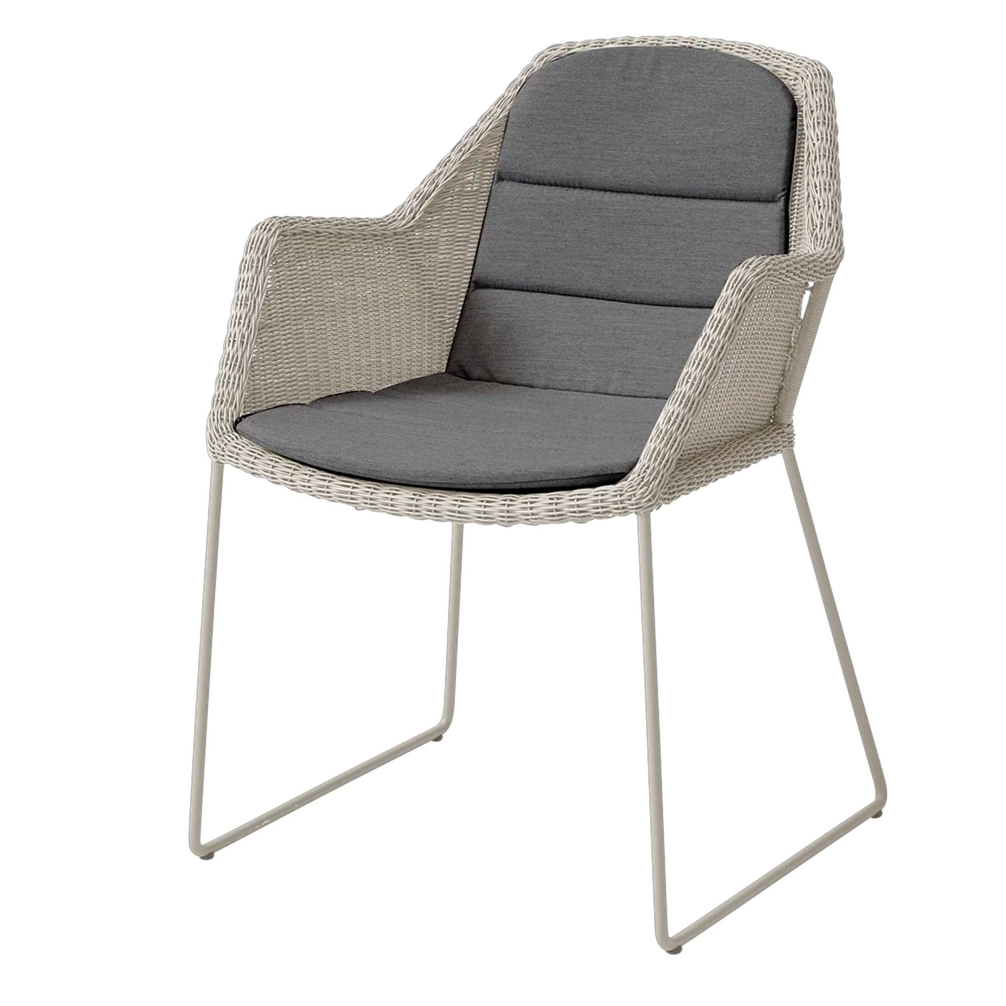 Cane-line Breeze Stol, Sand, m/meder Grey, Cane-line Natté