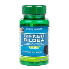 Holland & Barrett - Ginkgo Biloba, 60mg - 60 dragerade tabletter