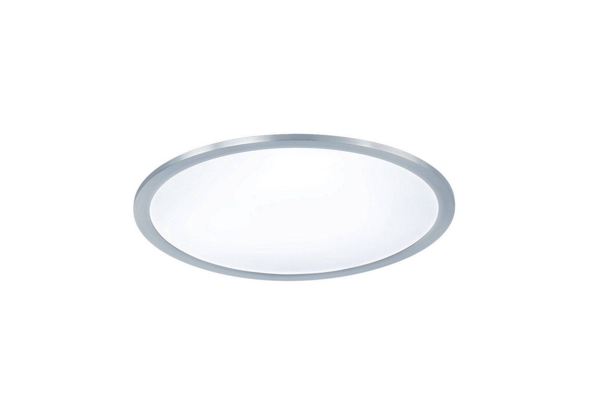 Trio Lighting Phoenix LED Plafond 45cm borstad stål - Borstad stål/Vit Plafond