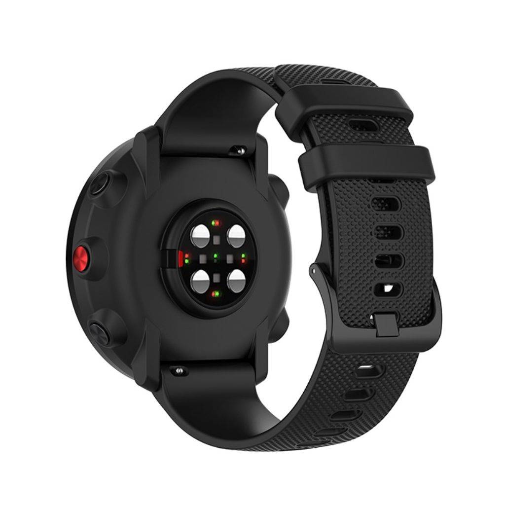 Samsung Gear S3 Classic/Frontier m.fl. Klockarmband Silikon – Svart