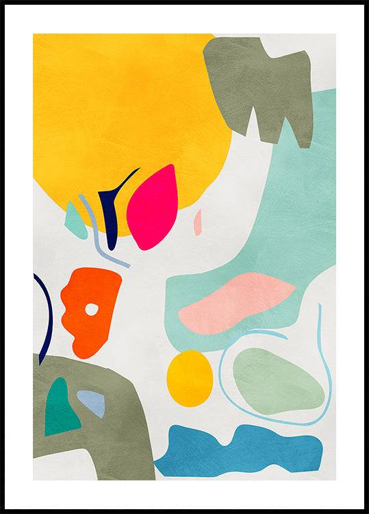 Landscape inspired cut out Poster (70x100cm) - Plakater >