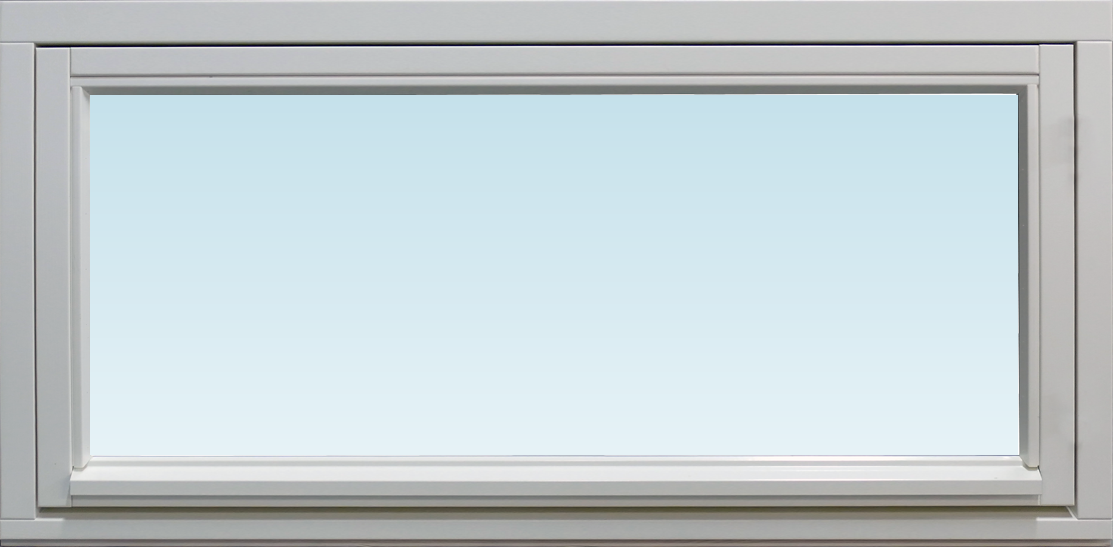 Dala Fönster DF sidohängt fönster utåtgående 1180x580mm överhängt 1-luft, insida trä utsida trä, 3-glas  (12x6)