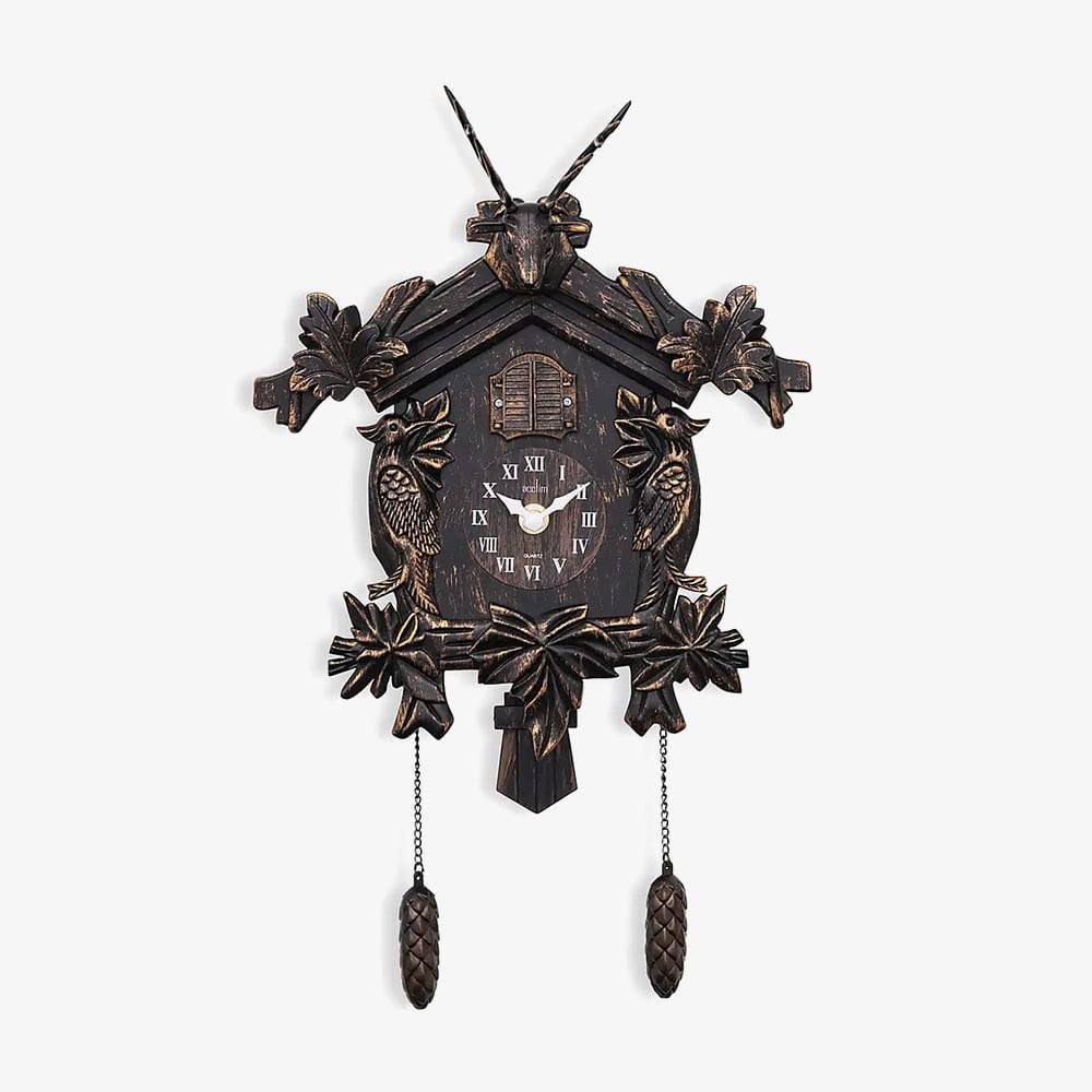 Acctim Lindau Bronze Cuckoo Wall Clock 28368 - Brown