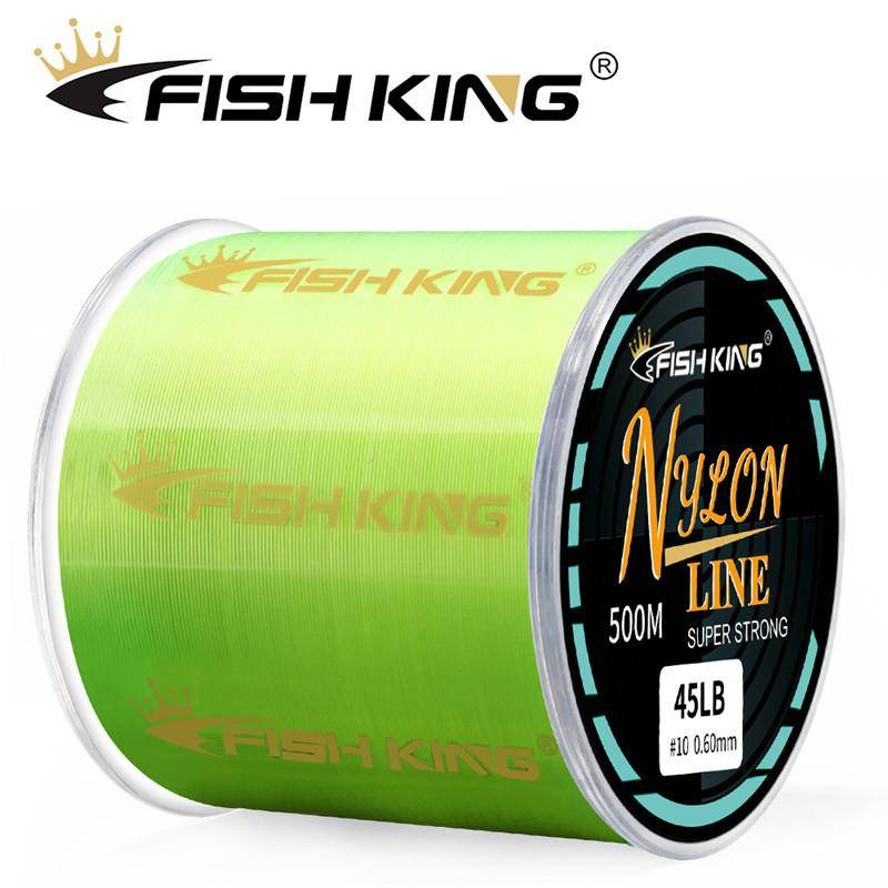 FISH KING Nylon fiskelina 3000M/500M 4,13-34,32LB Monofilamentlina Material Fisklina för karpfiskeredskap