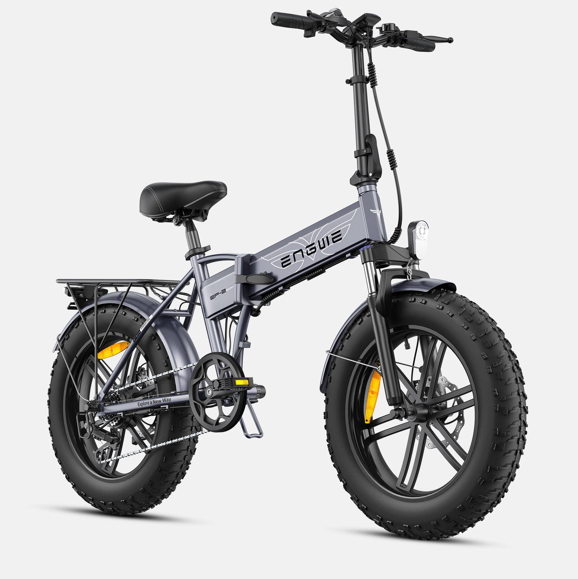 ENGWE EP-2 BOOST Elektrisk Allterrängcykel 48V13AH Batteri 250W Motor Utomhuskörning E-cykel 20 Tum Offroad E-mountainbike grå