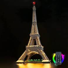 Fernbedienung Dekorationsbeleuchtungsset Kompatibel mit Lego 10307 The Eiffel Tower Building Set, Licht-Kit Compatible with Lego Architecture The Eiffel Tower (Kein Modell)