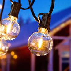 15M utomhus LED Fairy Lights Utomhus ellampor utomhus med 25 G40 lampor IP44