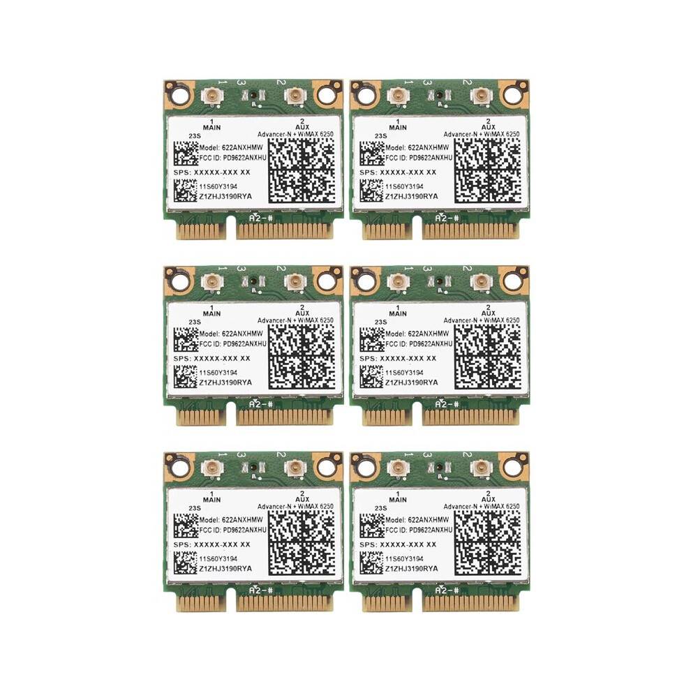 6X 6250AN 622ANXHMW WiFi Card 300Mbps 2.4G & 5G WiFi Adapter for / Advanced-N 6250