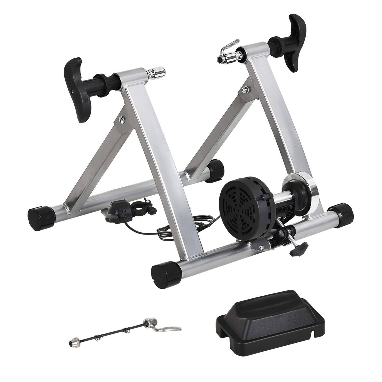 Fällbar Cykeltränare Inomhus Magnetbroms Silver