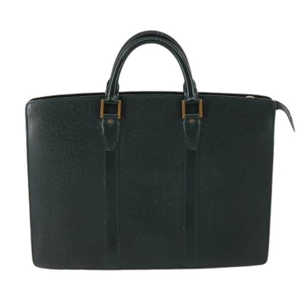 Louis Vuitton Vintage Pre-owned canvas håndtasker - Vintage - Dame - Grøn - ONE SIZE - Tyl