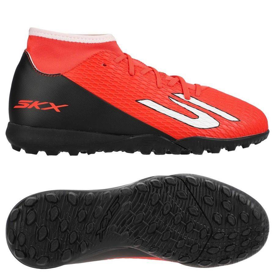 Skechers SKX_2 Hög TF Standout - Röd/Svart Barn - Turf (TF) - ['Röd'] (34)