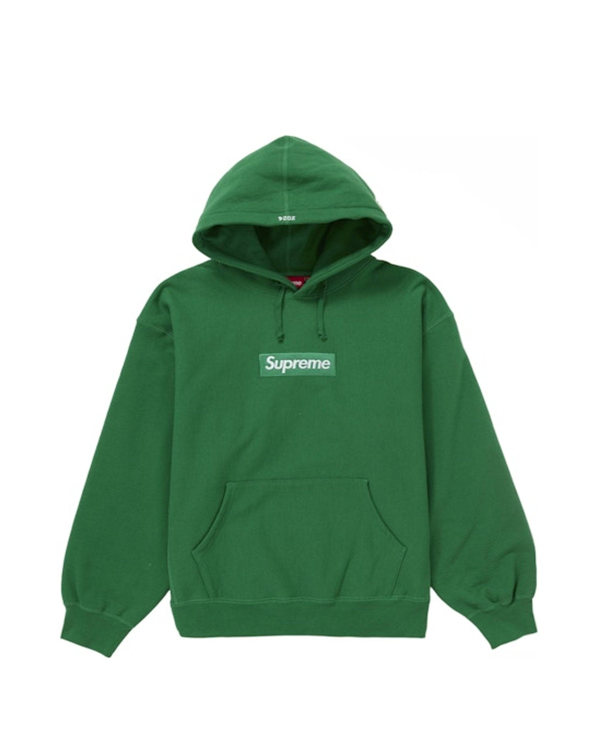 Supreme Box Logo Hoodie (FW24) Green - S
