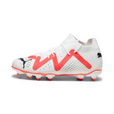 Puma FUTURE MATCH FG/AG Youth Football Boots, White, Size 28, Shoes - Fire Orchid - 28
