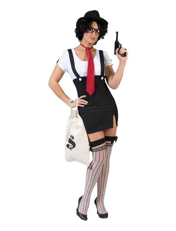 Bonnie gangster kostume Str. 40-42