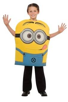 Minions Barnmaskeraddräkt Dave 5-6 år.