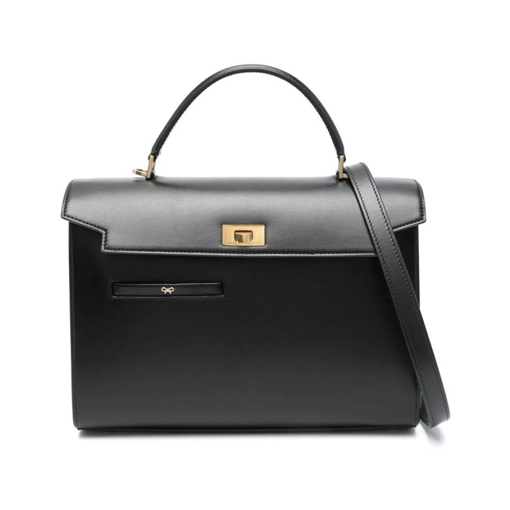 Anya Hindmarch - Svart Twist-Lock Axelväska Väskor - Dam - ONE Size -