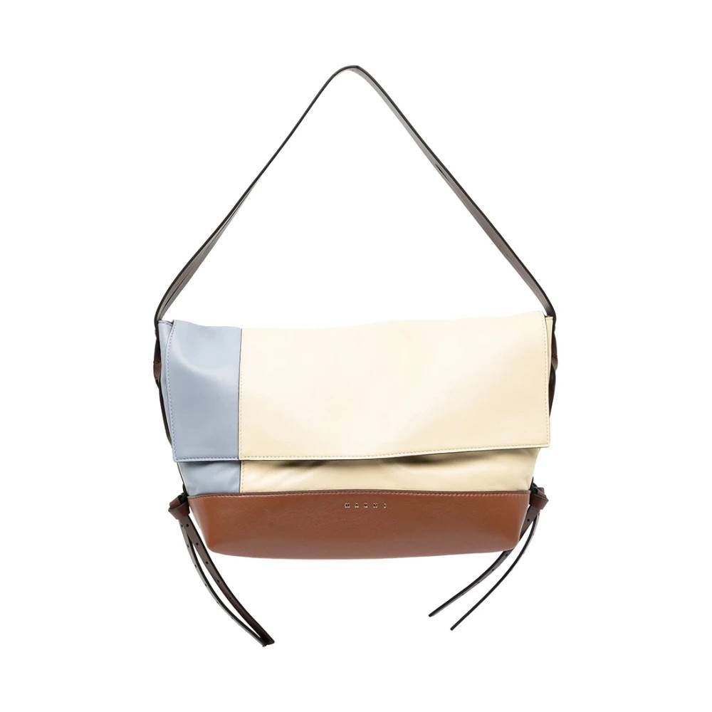 Marni Trunkaroo Blød Skuldertaske - Tasker - Dame - Flerfarvet - ONE SIZE - Uld
